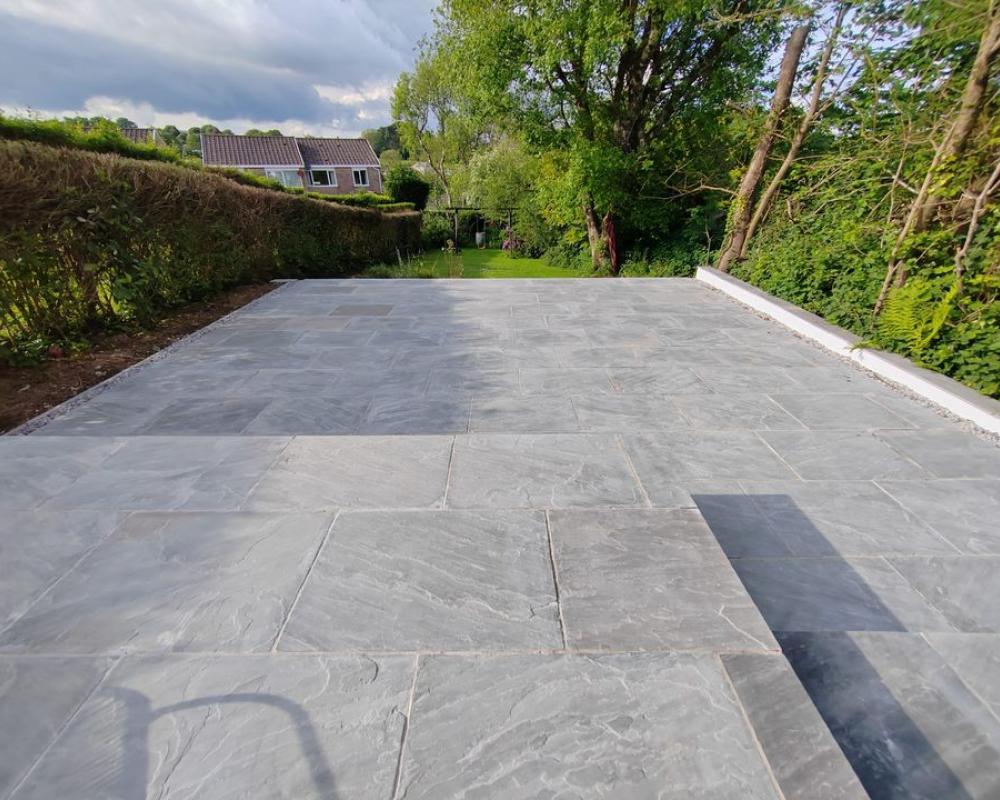 Kandla Grey Natural Sandstone Paving  -  £16.50sqm + vat