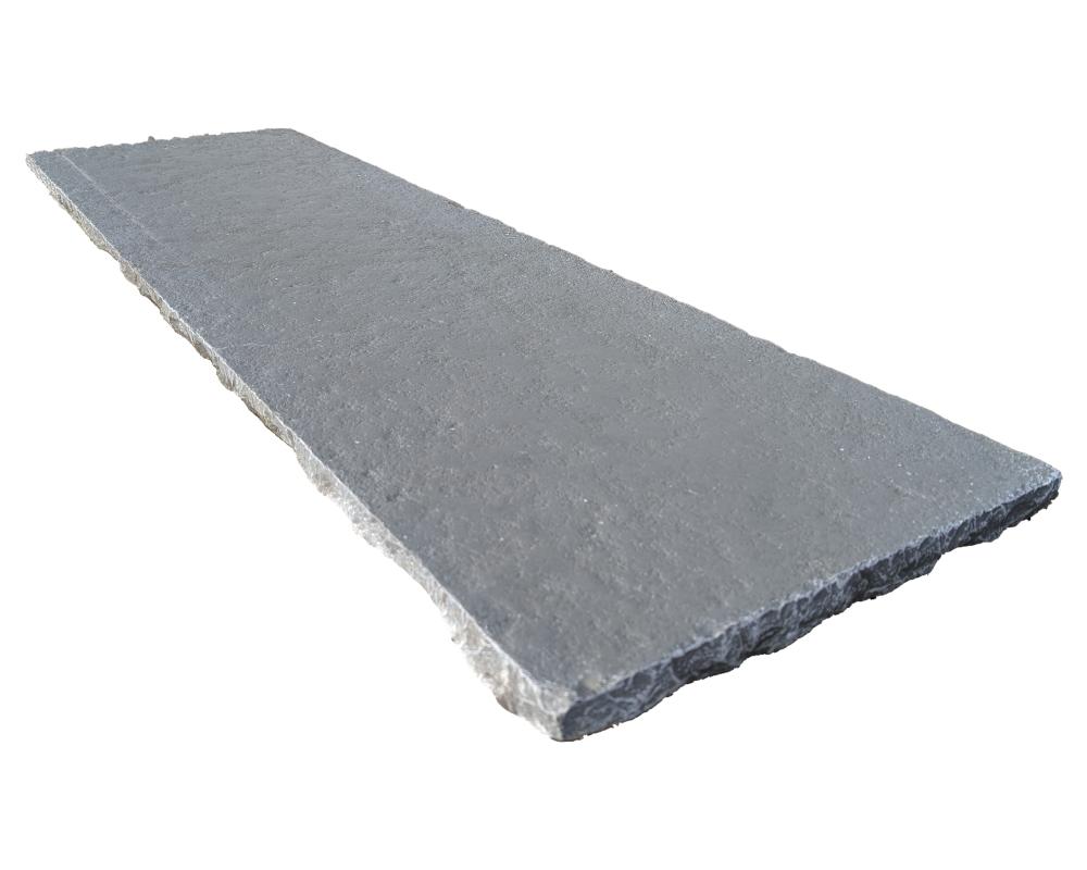 Heritage Grey Limestone Hearth – Antique Aged Grey Fireplace Hearth