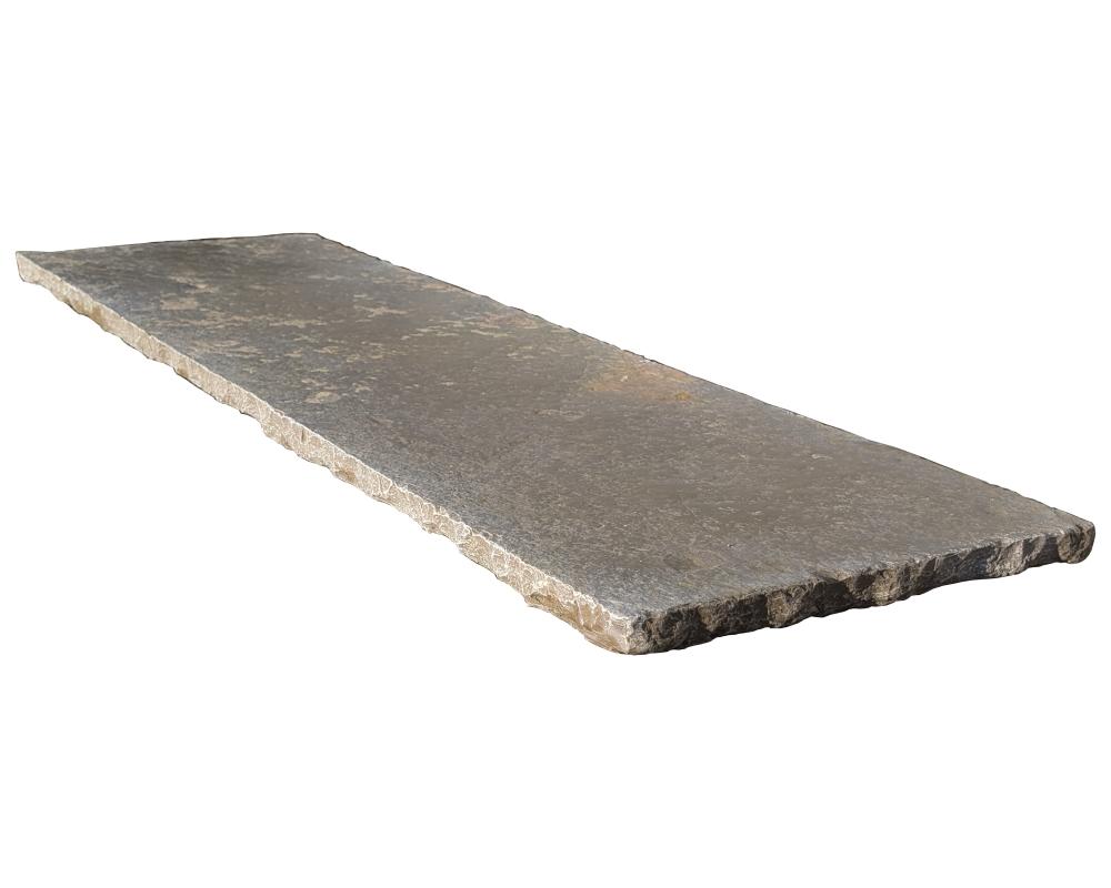 Heritage Olive Limestone Hearth – Antiqued Stone Fire Hearth | Natural Aged Finish