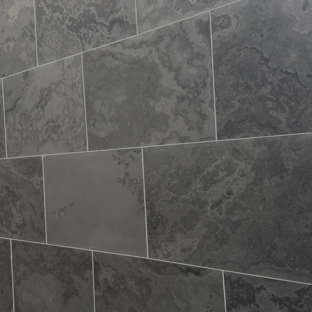 Brazilian Black Honed Slate Tiles