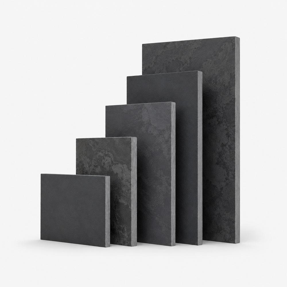 Brazilian Black Honed Slate Slabs - 20 & 30mm