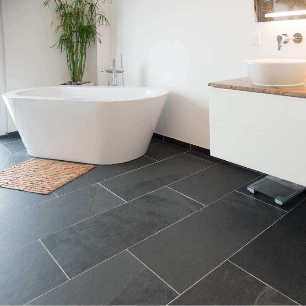 Brazilian Black Riven Slate Tiles – 10mm Calibrated