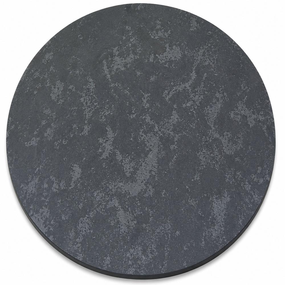 Brazilian Black Riven Slate - Circle Hearths<br>