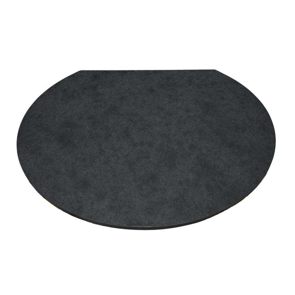 Brazilian Black Riven Slate Truncated Hearths