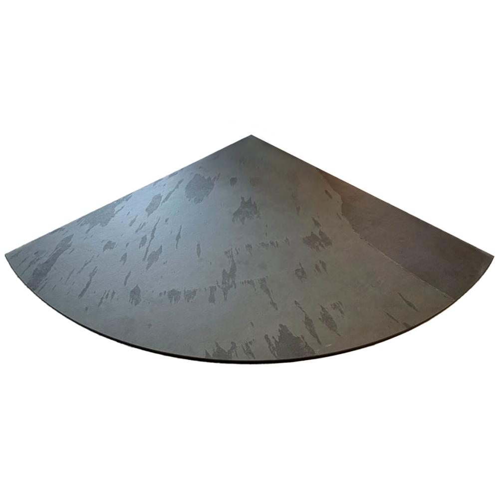 ECON - Slate Quadrant Brazilian Black Riven Bev and Honed