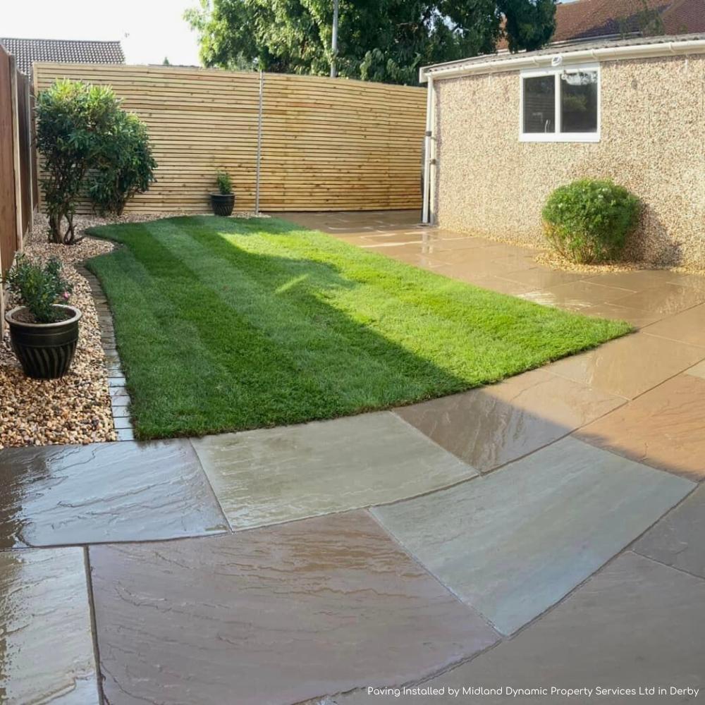 Raj Blend Natural Sandstone Paving - £15.75sqm +vat
