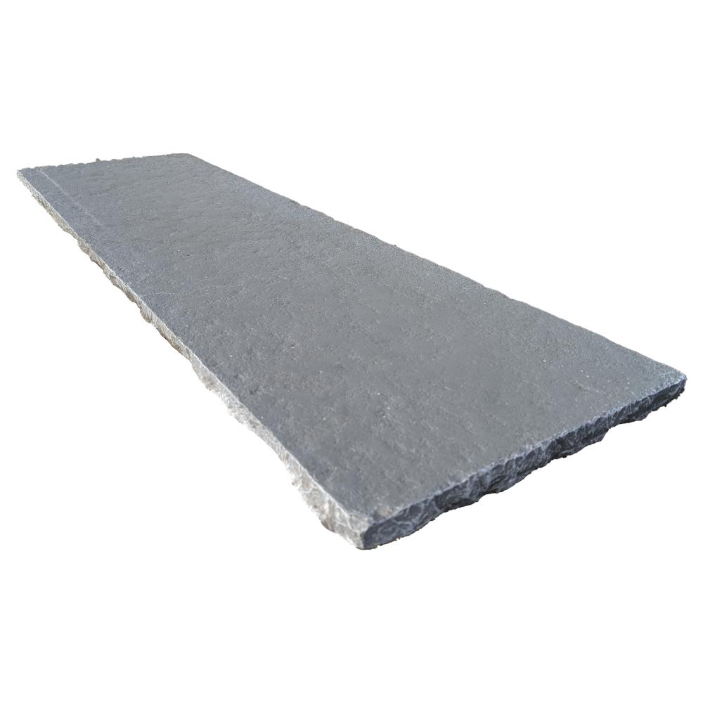 Heritage Grey Limestone Hearth – Antique Aged Grey Fireplace Hearth