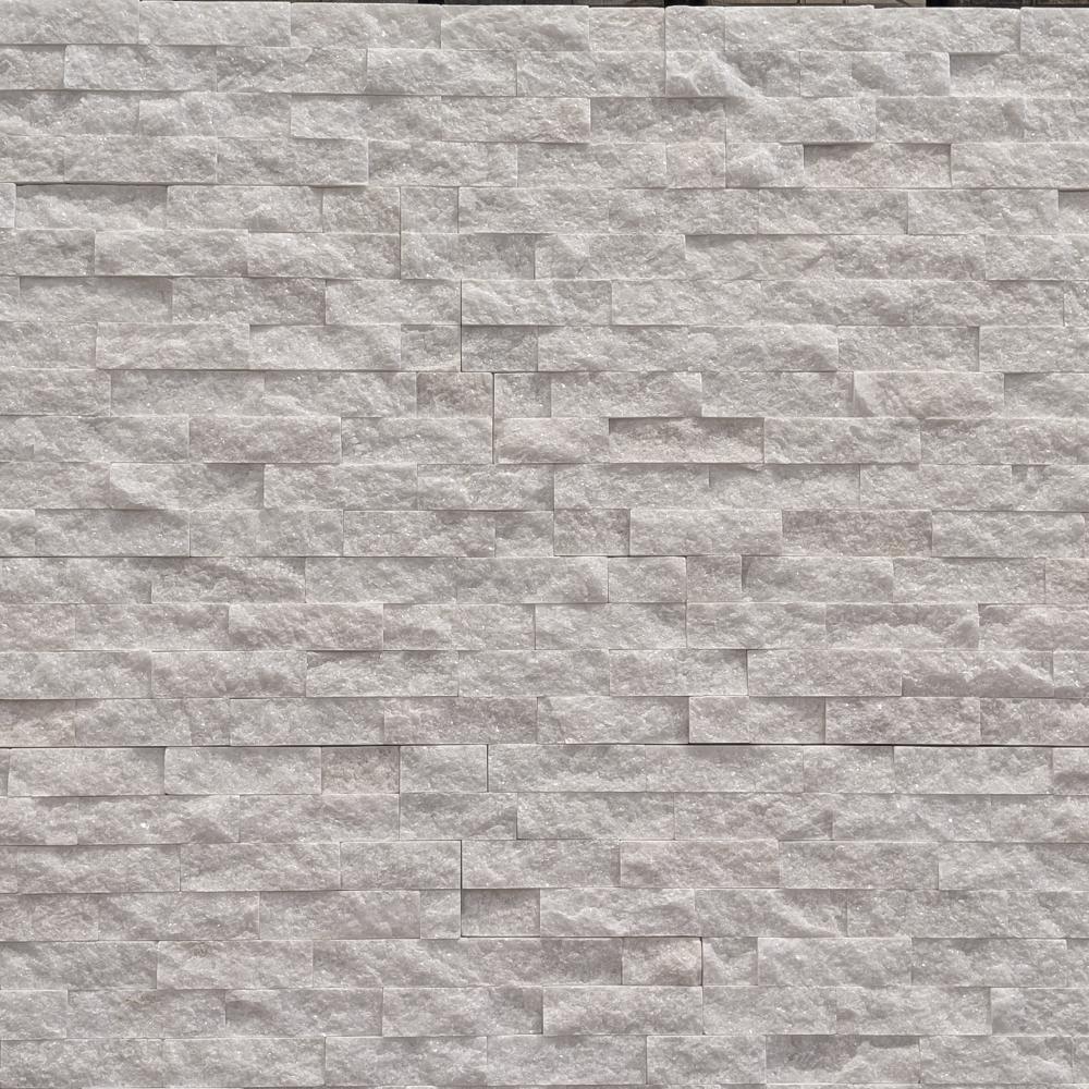 Peak White Split Face Tiles
